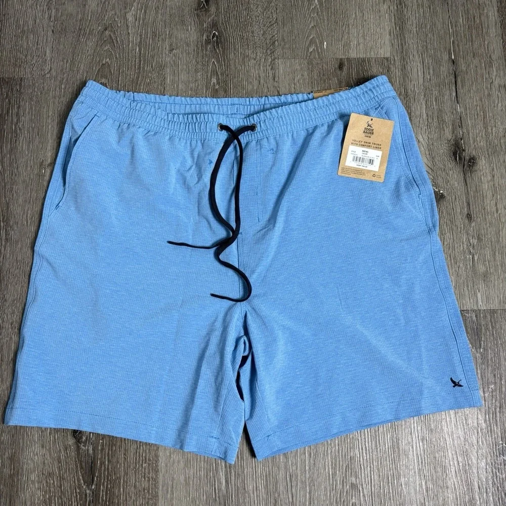 Eddie Bauer Swim Men's XL Island Blue Volley 7